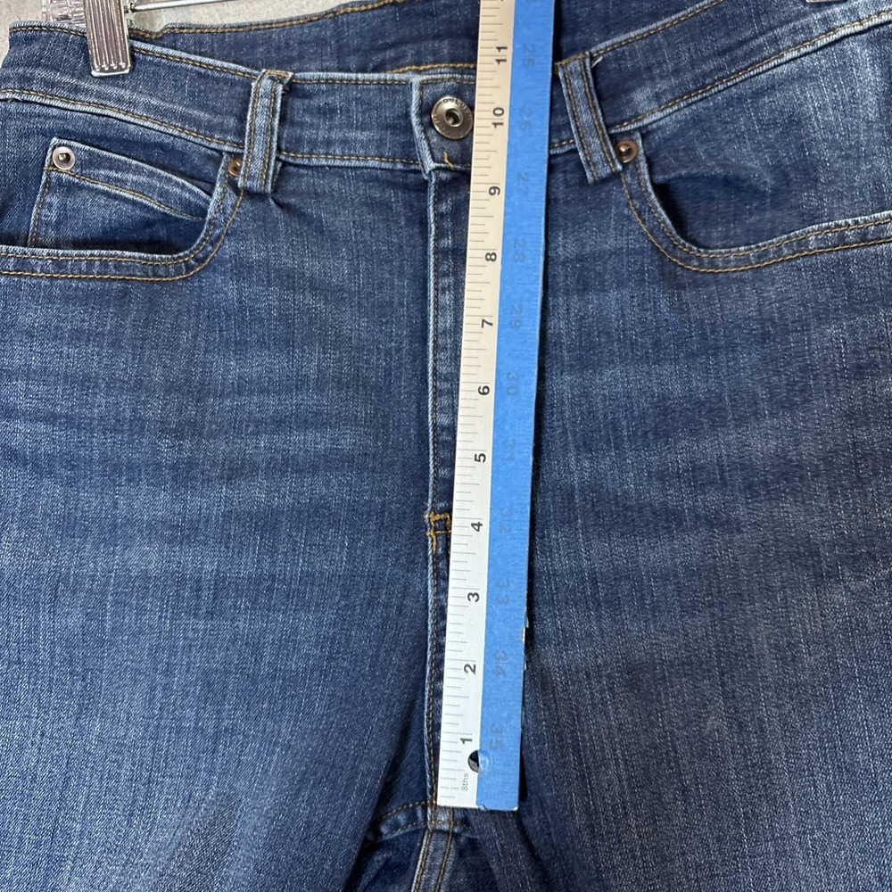 Duluth Trading Women' Jeans Slim Ankle Blue Denim High Rise Size 6 Regular - Picture 6 of 10